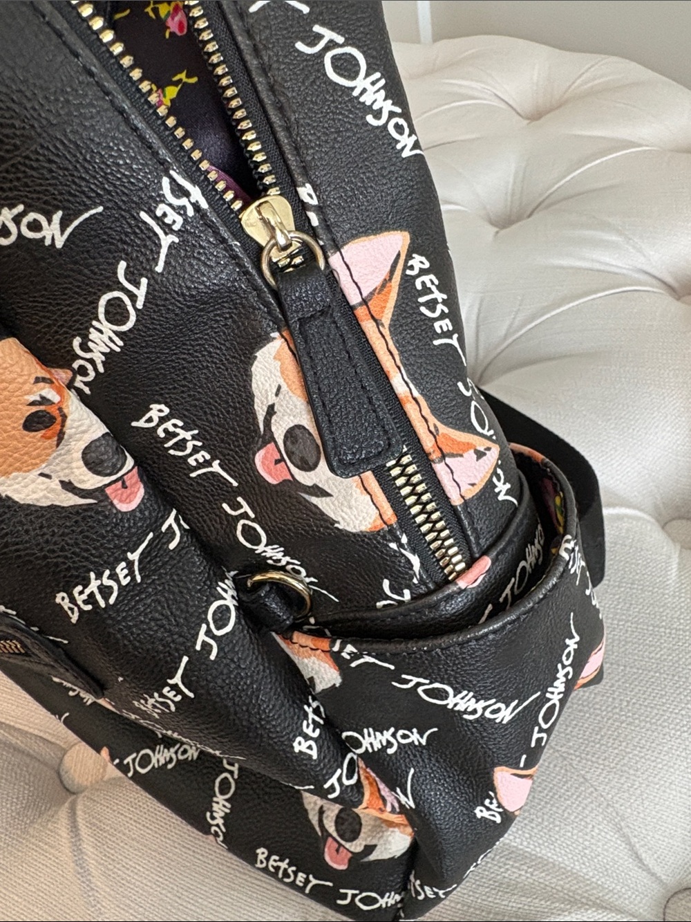 BETSEY JOHNSON Corgi backpack - Picture 10 of 15